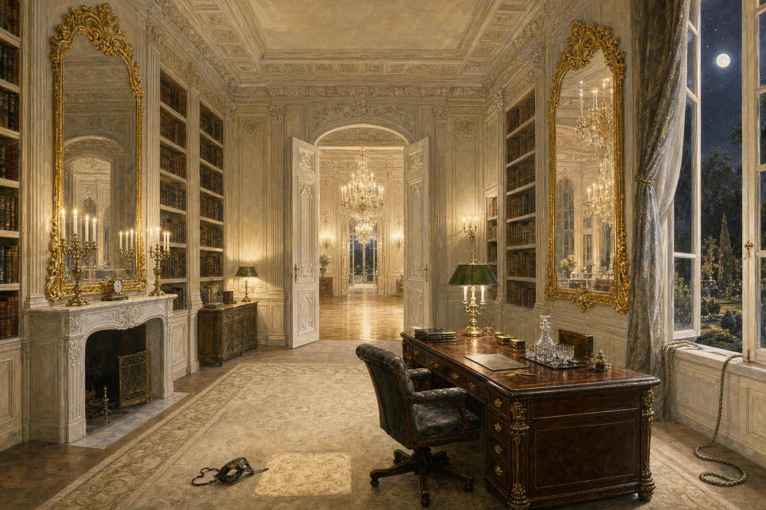 The Mirror Study — Murder Mystery - Missing Witness